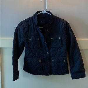 Gap Kids L plus quilted puffer jacket black